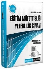 Pegem 2026 MEB Eğitim Müfettişliği Yeterlilik Sınavı Konu Anlatımlı Soru Bankası Çözümlü Pegem Akademi Yayınları