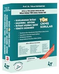 4T Yayınları KPSS A Grubu Son Dörtlü İktisat Tüm Çıkmış Sorular Çözümlü 18. Baskı - Yüksel Bilgili Bayraktar 4T Yayınları