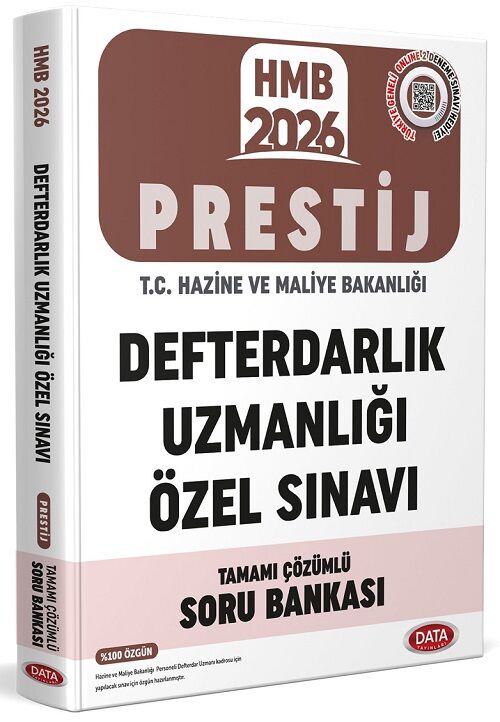 Data 2026 Hazine ve Maliye Bakanlığı Defterdarlık Uzmanlığı Özel Sınavı Soru Bankası Data Yayınları