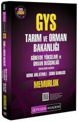 Pegem 2026 GYS Tarım ve Orman Bakanlığı Memurluk Konu Anlatımlı Soru Bankası Görevde Yükselme Pegem Akademi Yayınları