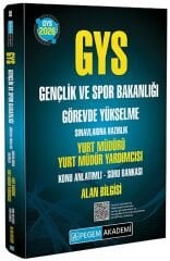 Pegem 2026 GYS Gençlik ve Spor Bakanlığı Yurt Müdürü ve Yardımcısı Konu Anlatımlı Soru Bankası Çözümlü Görevde Yükselme Pegem Akademi Yayınları