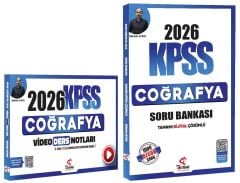 Tekrar Akademi 2026 KPSS Coğrafya Video Ders Notları + Soru Bankası 2 li Set - Erhan Aydın Tekrar Akademi Yayınları