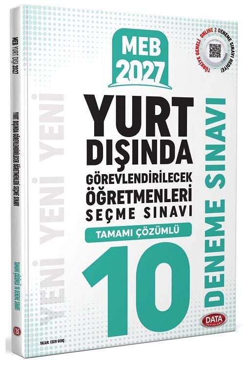 Data 2027 MEB Yurt Dışında Görevlendirilecek Öğretmenleri Seçme Sınavı 10 Deneme Data Yayınları