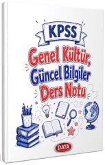 Data KPSS Genel Kültür, Güncel Bilgiler Ders Notu Data Yayınları