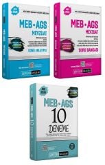 YENİ AGS - Pegem 2026 MEB-AGS Mevzuat Konu Anlatımlı + Soru Bankası + 10 Deneme 3 lü Set Pegem Akademi Yayınları