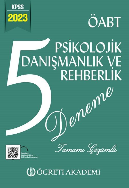 SÜPER FİYAT - Öğreti 2023 ÖABT Psikolojik Danışma ve Rehberlik 5 Deneme Çözümlü Öğreti Akademi