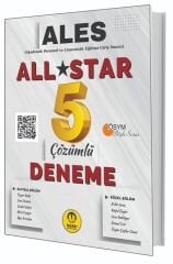 Tasarı ALES All Star 5 Deneme Çözümlü Tasarı Yayınları