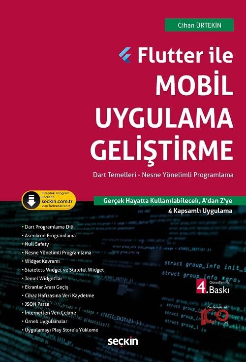 Seçkin Flutter ile Mobil Uygulama Geliştirme 4. Baskı - Cihan Ürtekin Seçkin Yayınları