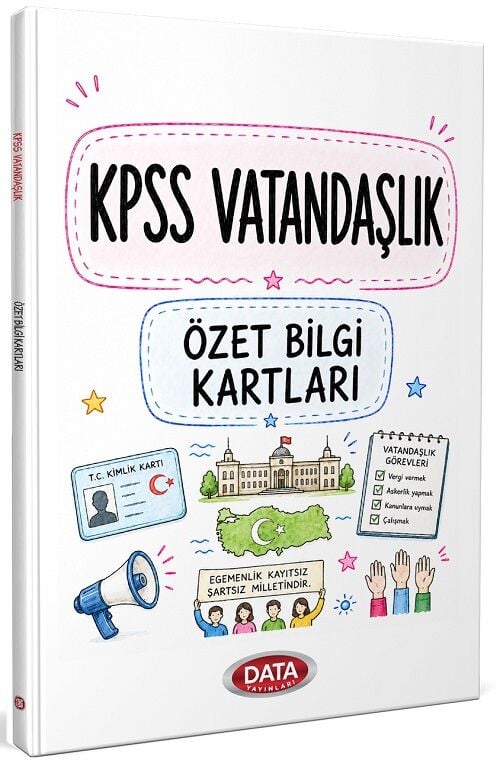 Data KPSS Vatandaşlık Özet Bilgi Kartları Data Yayınları