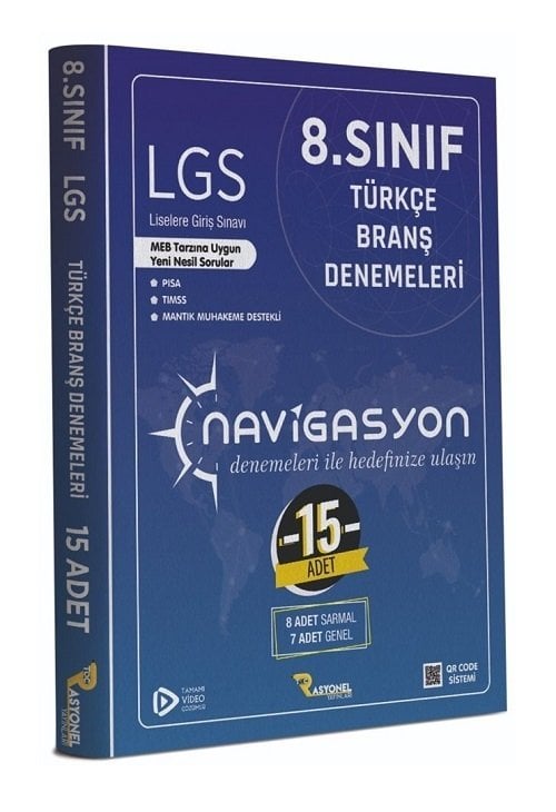 Rasyonel 8. Sınıf LGS Türkçe Navigasyon 15 Deneme Rasyonel Yayınları