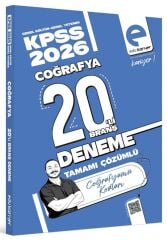 EDU Kariyer 2026 KPSS Coğrafyanın Kodları 20 Deneme Çözümlü - Yunus Turan EDU Kariyer