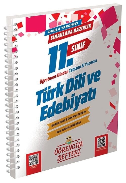 Murat 11. Sınıf Türk Dili ve Edebiyatı Öğrencim Defteri Murat Yayınları