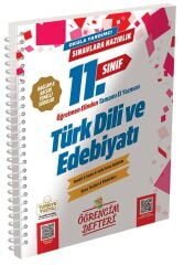 Murat 11. Sınıf Türk Dili ve Edebiyatı Maarif Modeli Öğrencim Defteri Murat Yayınları