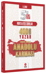 Benim Favorim 8. Sınıf Türkiye Geneli Amnadolu Karması 5 Genel Deneme Benim Favorim Yayınları