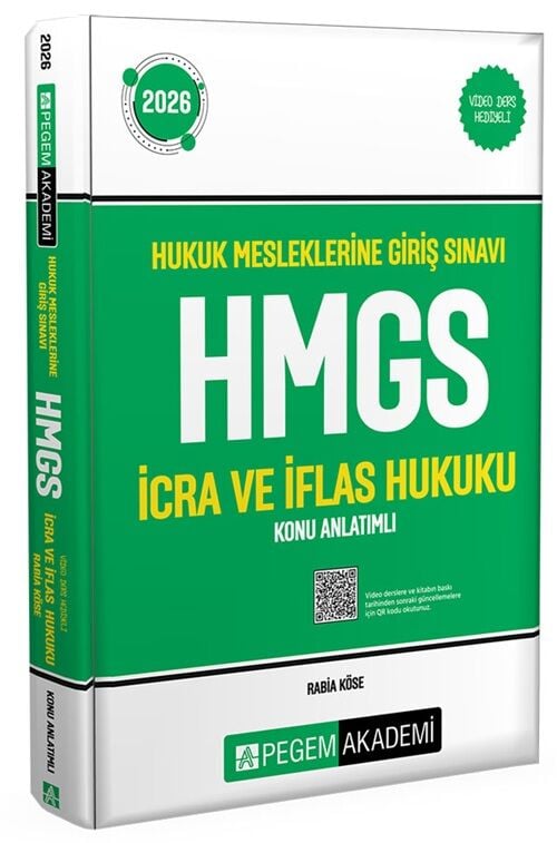 Pegem 2026 HMGS İcra ve İflas Hukuku Konu Anlatımlı Pegem Akademi Yayınları