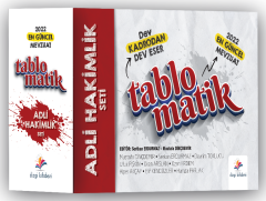 Dizgi Kitap Adli Hakimlik Tablomatik Konu Anlatımı Set Dizgi Kitap Yayınları