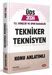Data 2024 GYS Gençlik ve Spor Bakanlığı Tekniker Teknisyen Konu Anlatımlı Hazırlık Kitabı Görevde Yükselme Data Yayınları