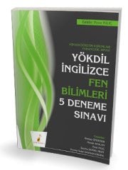Pelikan YÖKDİL İngilizce Fen Bilimleri 5 Deneme Sınavı Pelikan Yayınları