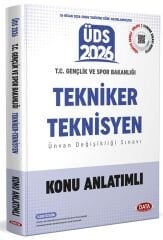 Data 2026 GYS ÜDS Gençlik ve Spor Bakanlığı Tekniker Teknisyen Konu Anlatımlı Görevde Yükselme Ünvan Değişikliği  Data Yayınları