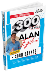 Dizgi Kitap 2025 ÖABT Sınıf Öğretmenliği Alan Eğitimi 300 Soruda Soru Bankası - Tolga Belli Dizgi Kitap Yayınları