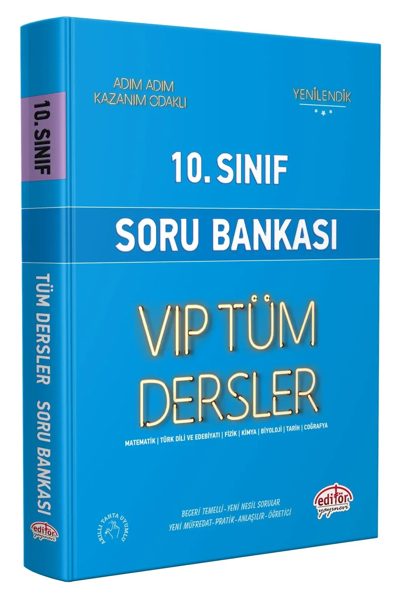 SÜPER FİYAT - Editör 10. Sınıf VIP Tüm Dersler Soru Bankası Editör Yayınları