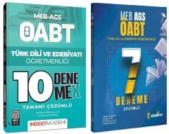 Edebiyat TV + İndeks ÖABT MEB-AGS Türk Dili Edebiyatı Öğretmenliği 7+10 Deneme 2 li Set - Hidayet Aydın Edebiyat TV + İndeks Akademi Yayınları