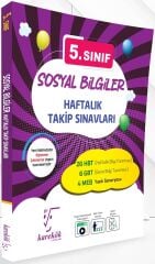 Karekök 5. Sınıf Sosyal Bilgiler Haftalık Takip Sınavları Karekök Yayınları