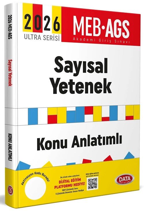 Data 2026 MEB-AGS Sayısal Yetenek Konu Anlatımlı Ultra Serisi Data Yayınları