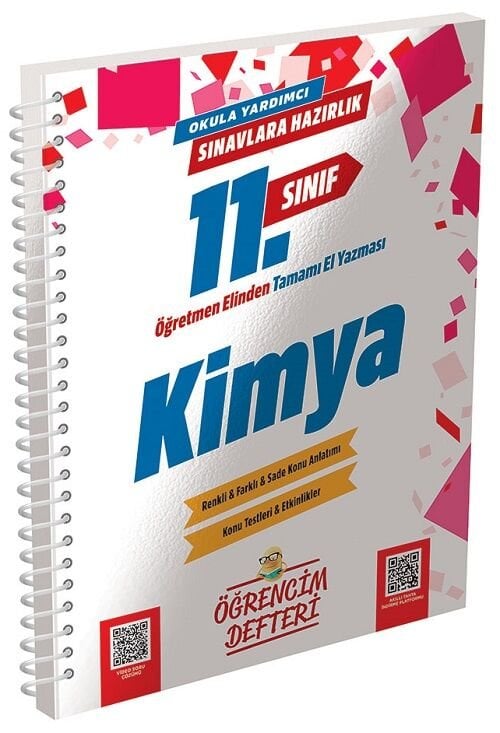 Murat 11. Sınıf Kimya Öğrencim Defteri Murat Yayınları
