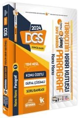İnformal 2024 DGS Türkçenin Kara Kutusu 1. Cilt Paragraf Konu Konu Çıkmış Sorular Soru Bankası İnformal Yayınları