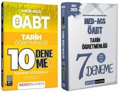 Pegem + İndeks 2025 ÖABT MEB-AGS Tarih Öğretmenliği 7+10 Deneme 2 li Set Pegem + İndeks Akademi Yayınları
