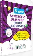 Karekök 6. Sınıf Din Kültürü ve Ahlak Bilgisi Haftalık Takip Sınavları Karekök Yayınları
