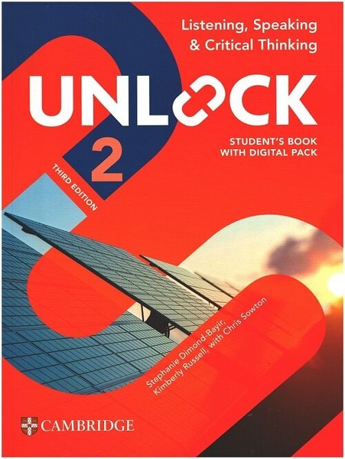 Cambridge Unlock 2 Listening - Speaking - Critical Thinking Student's Book with Digital Pack (3rd) Cambridge Yayınları