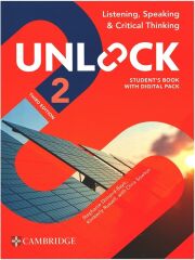 Cambridge Unlock 2 Listening - Speaking - Critical Thinking Student's Book with Digital Pack (3rd) Cambridge Yayınları