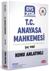 Data 2026 GYS TC Anayasa Mahkemesi Şef, VHKİ Konu Anlatımlı Görevde Yükselme Data Yayınları