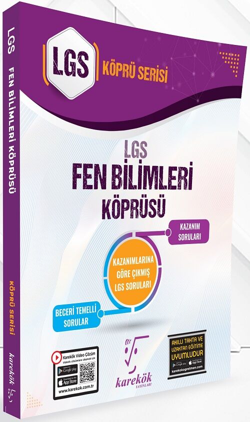 Karekök 8. Sınıf LGS Fen Bilimleri Köprüsü Soru Bankası Karekök Yayınları