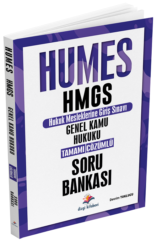 Dizgi Kitap HUMES HMGS Genel Kamu Hukuku Soru Bankası Çözümlü - Devrim Toklucu Dizgi Kitap