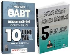 Dizgi Kitap + İndeks 2025 ÖABT MEB-AGS Beden Eğitimi Öğretmenliği 5+10 Deneme 2 li Set - Ahmet Kalkan Dizgi Kitap + İndeks Akademi Yayınları