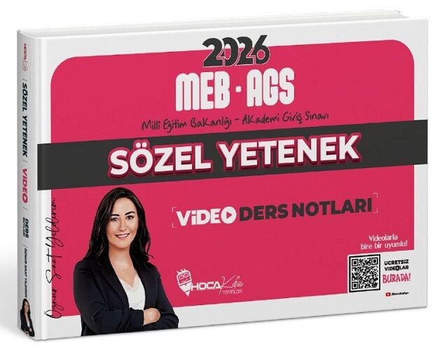 Hoca Kafası 2026 MEB-AGS Sözel Yetenek Video Ders Notları - Öznur Saat Yıldırım Hoca Kafası Yayınları