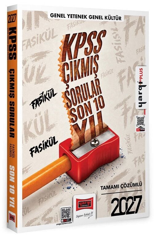Yargı 2027 KPSS Genel Yetenek Genel Kültür Çıkmış Sorular Son 10 Yıl Fasikül Çözümlü Yargı Yayınları