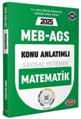SÜPER FİYAT - Data 2025 MEB-AGS Sayısal Yetenek Matematik Konu Anlatımlı Data Yayınları