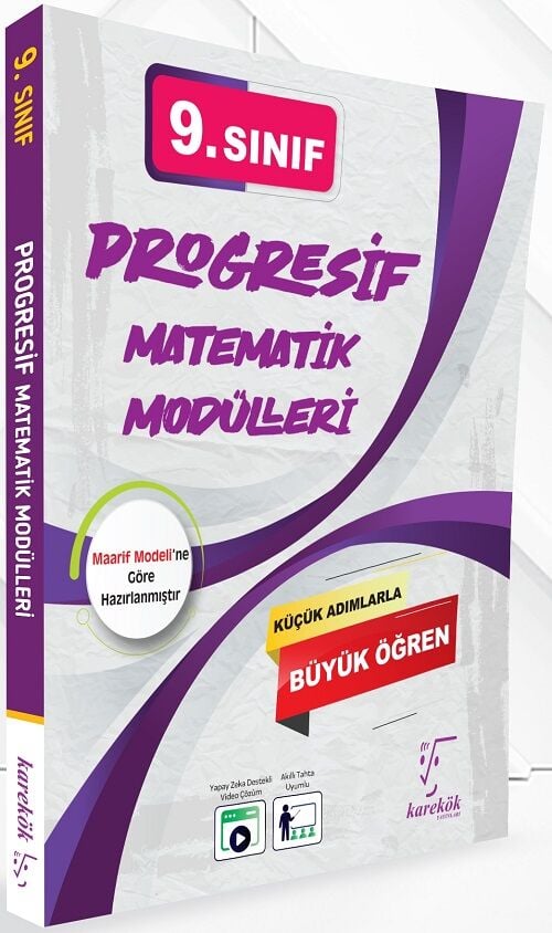 Karekök 9. Sınıf Progresif Matematik Modülleri Karekök Yayınları