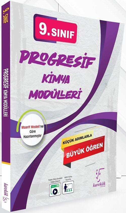 Karekök 9. Sınıf Progresif Kimya Modülleri Karekök Yayınları