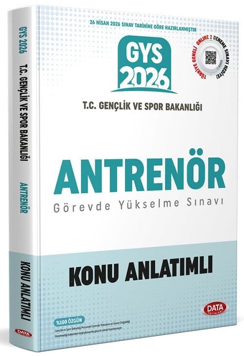 Data 2026 GYS Gençlik ve Spor Bakanlığı Antrenör Konu Anlatımlı Görevde Yükselme Data Yayınları