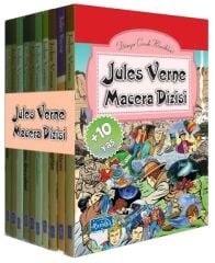 Jules Verne Macera Dizisi 10 Kitap Set - Jules Verne Parıltı Yayınları