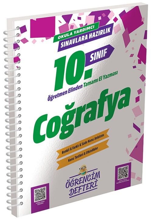 Murat 10. Sınıf Coğrafya Öğrencim Defteri Murat Yayınları