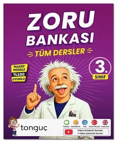 Tonguç 3. Sınıf Tüm Dersler Maarif Model Zoru Bankası Tonguç Akademi