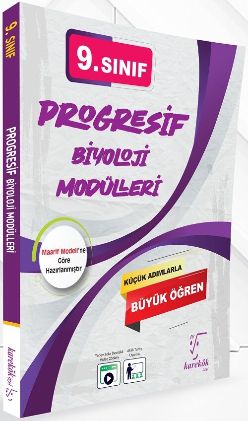 Karekök 9. Sınıf Progresif Biyoloji Modülleri Karekök Yayınları