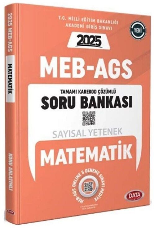 SÜPER FİYAT - Data 2025 MEB-AGS Sayısal Yetenek Soru Bankası Çözümlü Ultra Serisi Data Yayınları