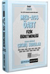 Pegem 2026 ÖABT MEB-AGS Fizik Öğretmenliği Çıkmış Sorular Çözümlü Pegem Akademi Yayınları